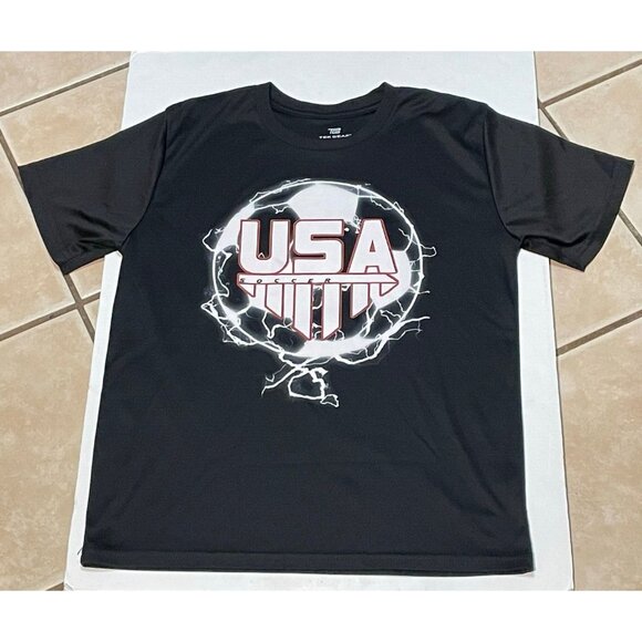Tek Gear Other - Tek Gear USA Soccer shirt mens large teens short sleeve Kohl's black